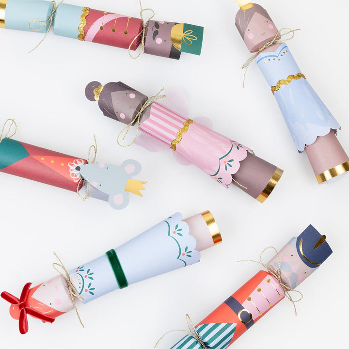 Nutcracker Ballet Christmas Crackers x 6 | Meri Meri christmas crackers Nutcracker Ballet Christmas Crackers x 6