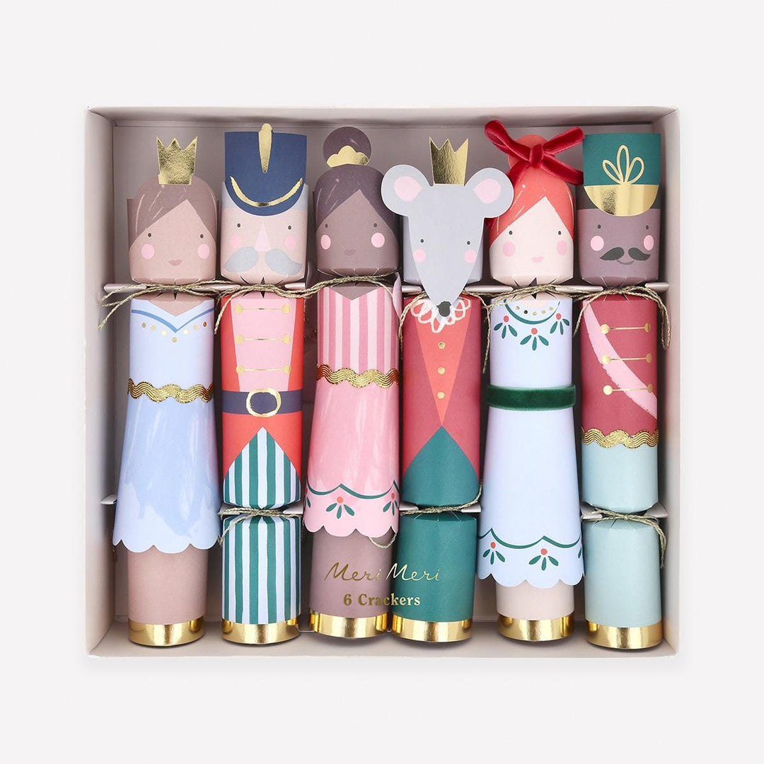 Nutcracker Ballet Christmas Crackers x 6 | Meri Meri christmas crackers Nutcracker Ballet Christmas Crackers x 6