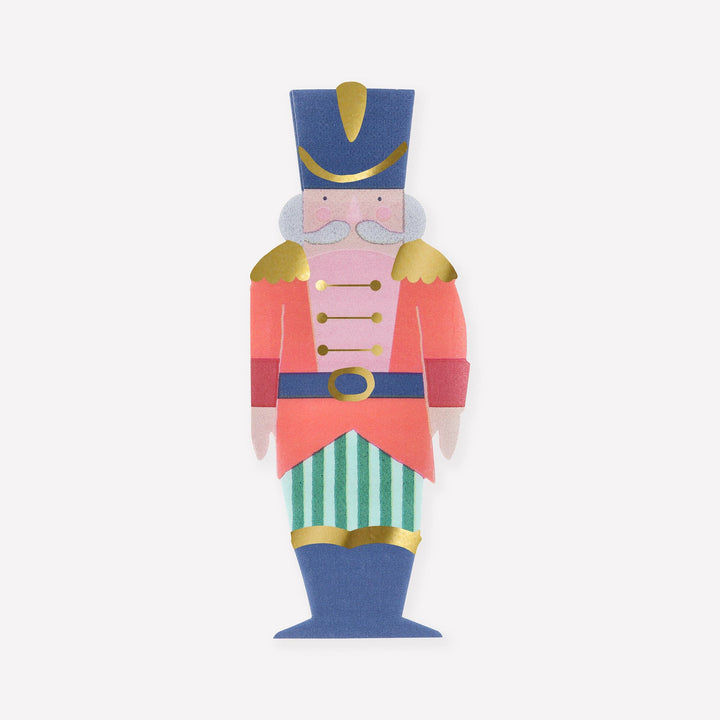 Nutcracker Ballet Soldier Christmas Party Napkins x 16 | Meri Meri Nutcracker party napkins Nutcracker Ballet Soldier Christmas Party Napkins x 16