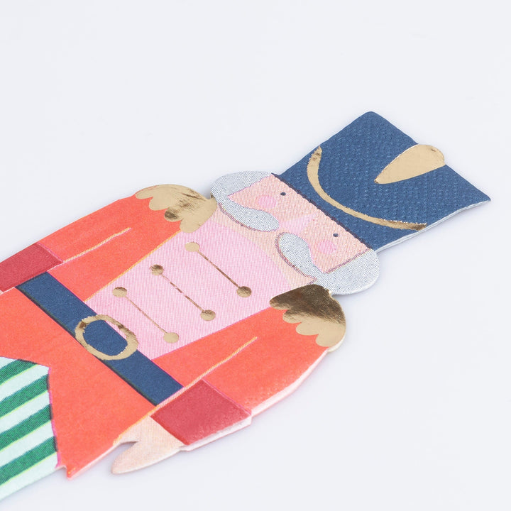 Nutcracker Ballet Soldier Christmas Party Napkins x 16 | Meri Meri Nutcracker party napkins Nutcracker Ballet Soldier Christmas Party Napkins x 16