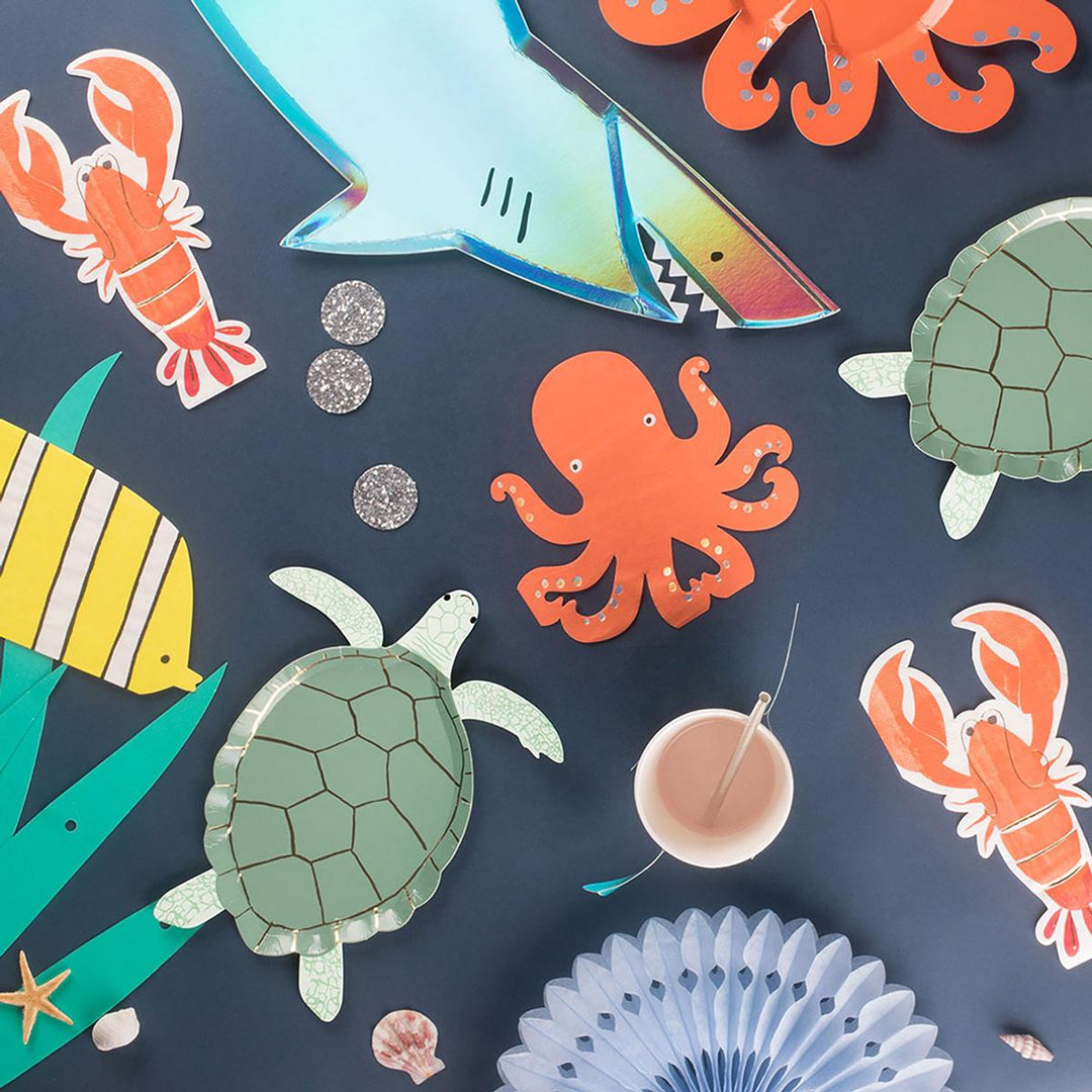 Octopus Napkins x 16 | Sea Party Tableware UK Tableware Octopus Napkins x 16
