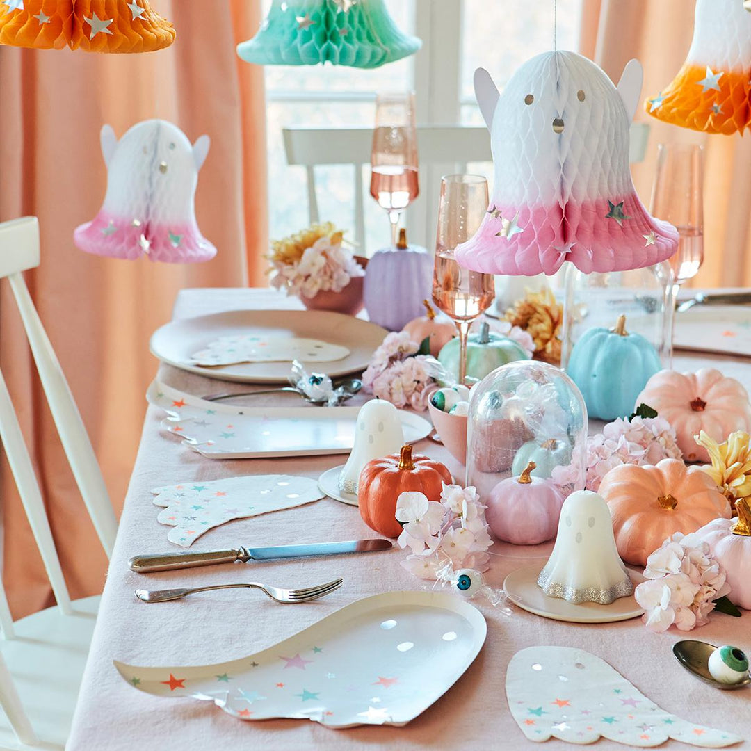 Ombre Ghost Hanging Decorations x 6 | Meri Meri | Little Big Party Party Decorations Ombre Ghost Hanging Decorations x 6