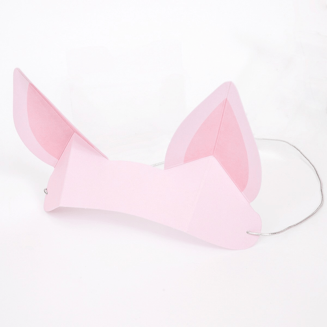 On The Farm Party Hat Ears x 8 - Farm Birthday Party Supplies Party Hats On The Farm Party Hat Ears x 8