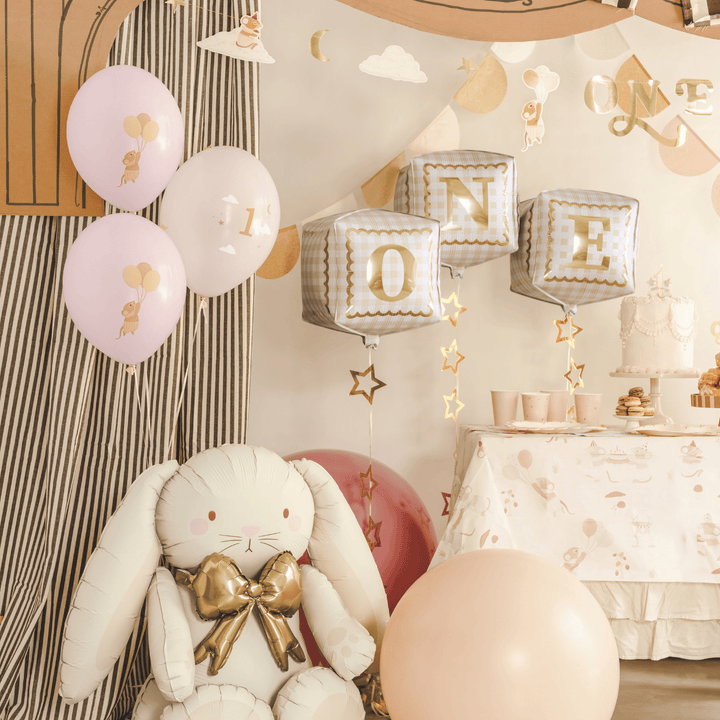 One Foil Balloon Cubes - 1st birthday balloons Balloons One Foil Balloon Cubes