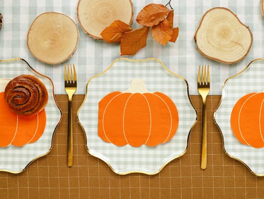 Orange Pumpkin Napkins x 20 Paper Napkins Orange Pumpkin Napkins x 20 Default