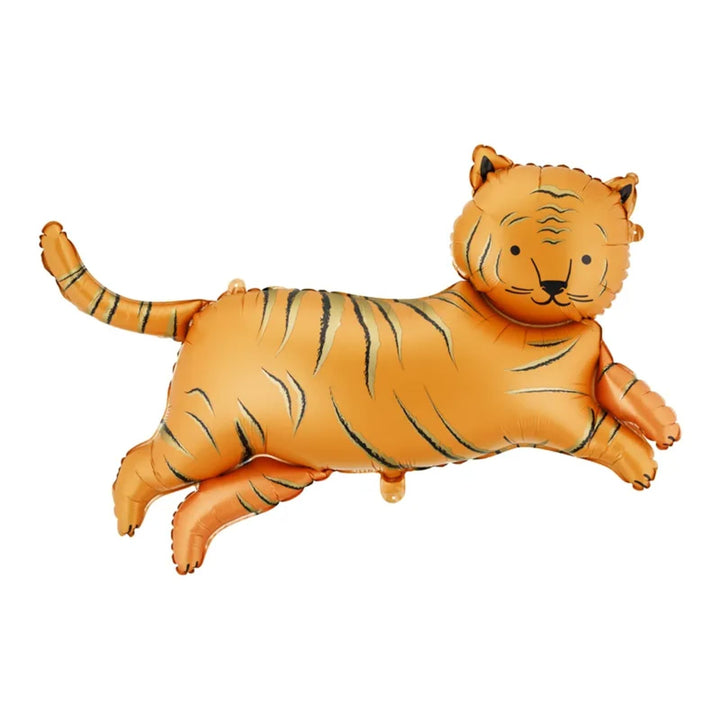 Orange Tiger Foil Balloon - Safari Party Balloons Foil Balloon Orange Tiger Foil Balloon