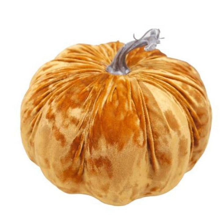 Orange Velvet Pumpkin (18cm) ornament Orange Velvet Pumpkin (18cm)
