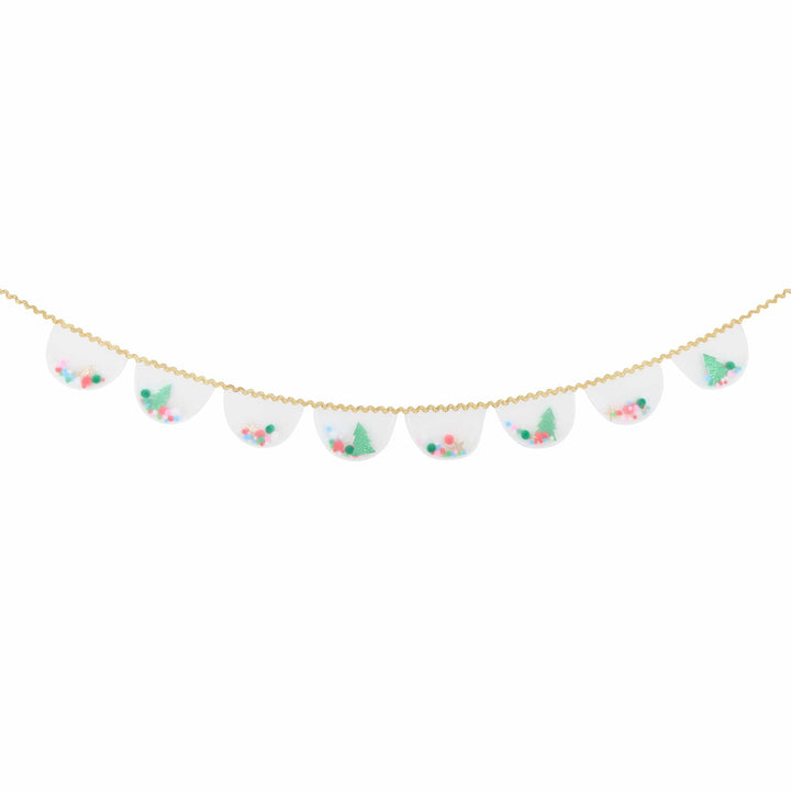 Organza Christmas Pompom Garland | Meri Meri Christmas Garlands Bunting Organza Christmas Pompom Garland