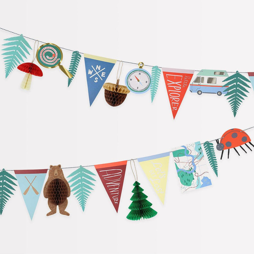 Outdoor Adventures Garland | Meri Meri | Little Big Party Garlands Outdoor Adventures Garland