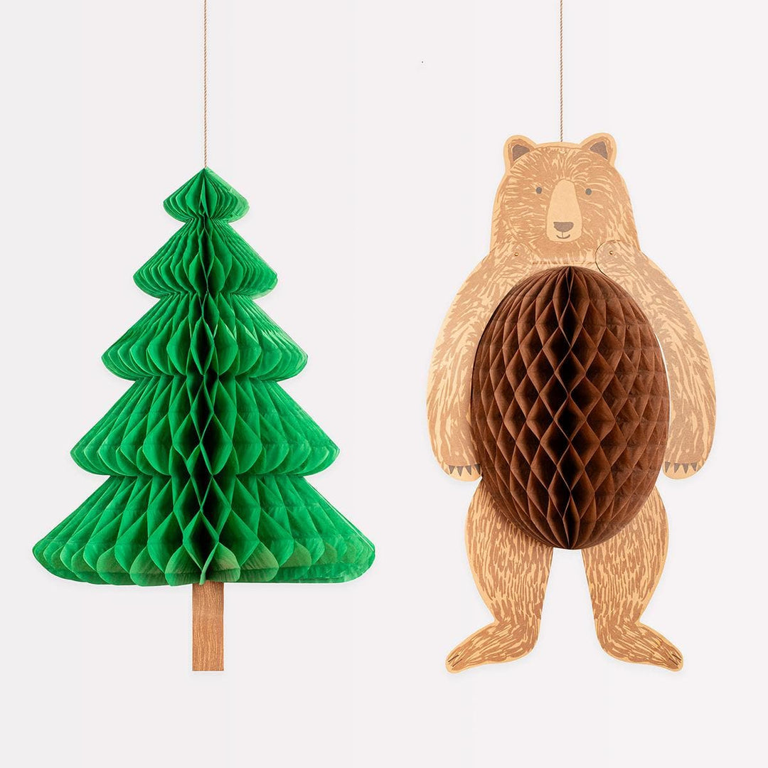 Outdoor Adventures Giant Hanging Decoration x2 | Meri Meri | Little Big Party Decorations Outdoor Adventures Giant Hanging Decoration x2