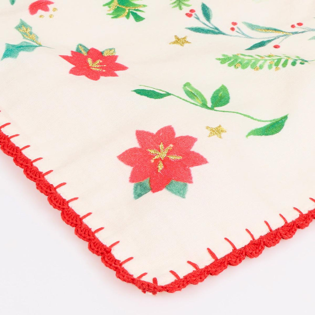 Painterly Christmas Fabric Placemats x 4 | Meri Meri Placemats Painterly Christmas Fabric Placemats x 4