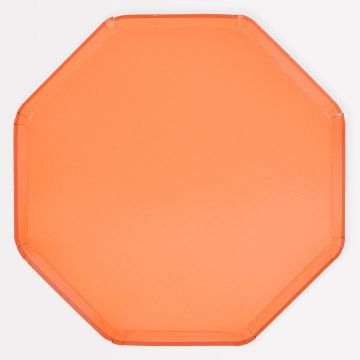 Papaya Dinner Party Plates x 8 | Meri Meri party plates Papaya Dinner Party Plates x 8
