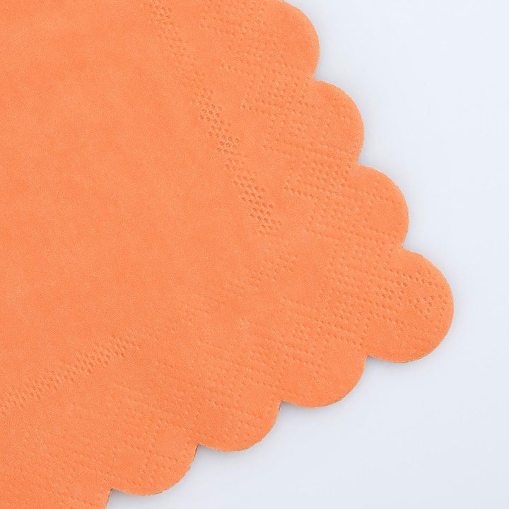 Papaya Large Party Napkins x 16 | Meri Meri party napkins Papaya Large Party Napkins x 16