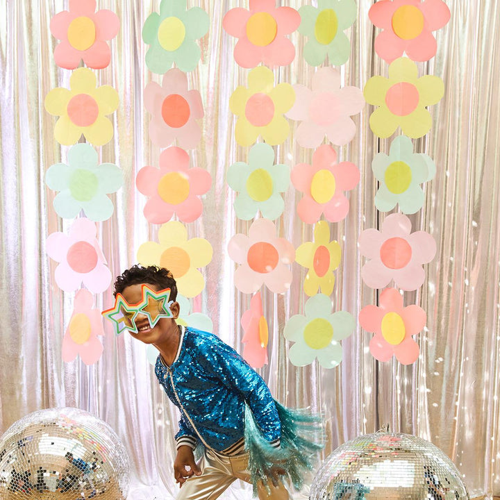 Paper Flower Party Backdrop | Meri Meri | Little Big Party Party Decorations Paper Flower Party Backdrop