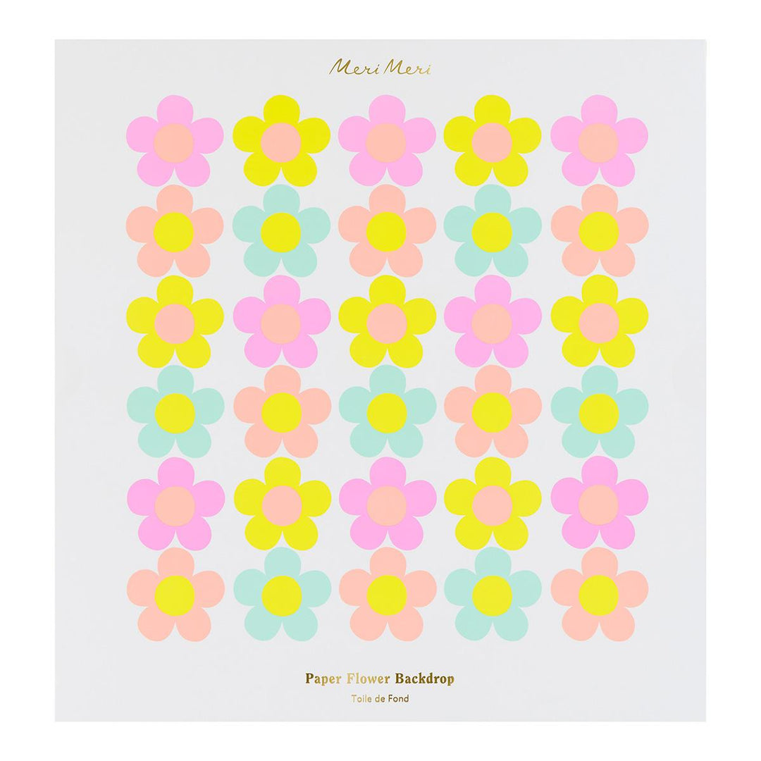 Paper Flower Party Backdrop | Meri Meri | Little Big Party Party Decorations Paper Flower Party Backdrop