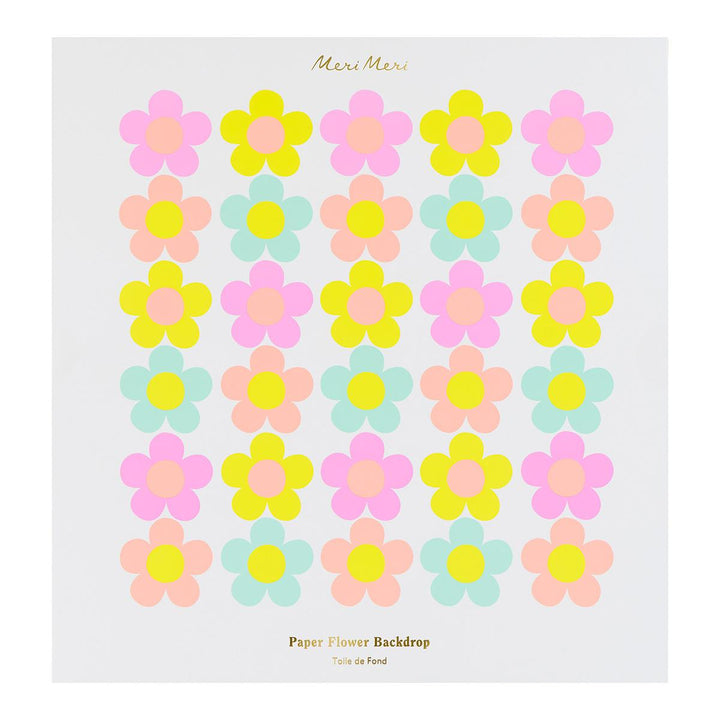 Paper Flower Party Backdrop | Meri Meri | Little Big Party Party Decorations Paper Flower Party Backdrop