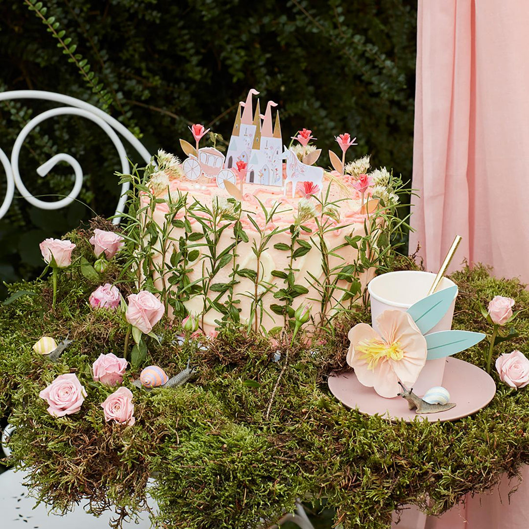 Paper Flower Party Cups x 8 | Meri Meri party cups Paper Flower Party Cups x 8