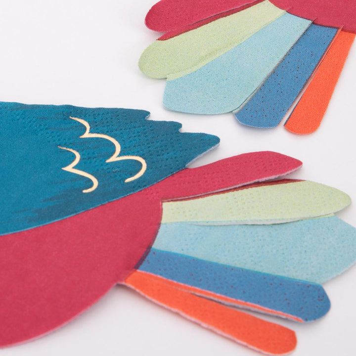Parrot Party Napkins x 16 | Meri Meri party napkins Parrot Party Napkins x 16