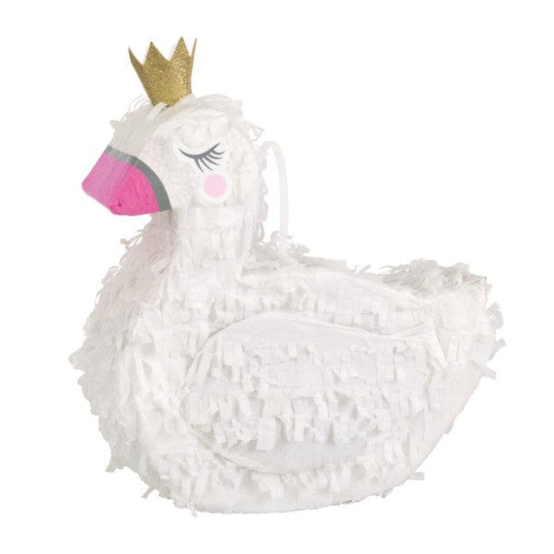 Party Deco Party Supplies - Mini Swan Party Piñata - Magical Princess Party Decorations Piñatas Mini Swan Party Piñata