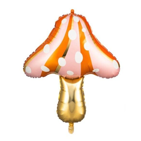 Party Deco Party Supplies - Mushroom Foil Balloon - Woodland Party Decorations Balloons Mushroom Foil Birthday Balloon