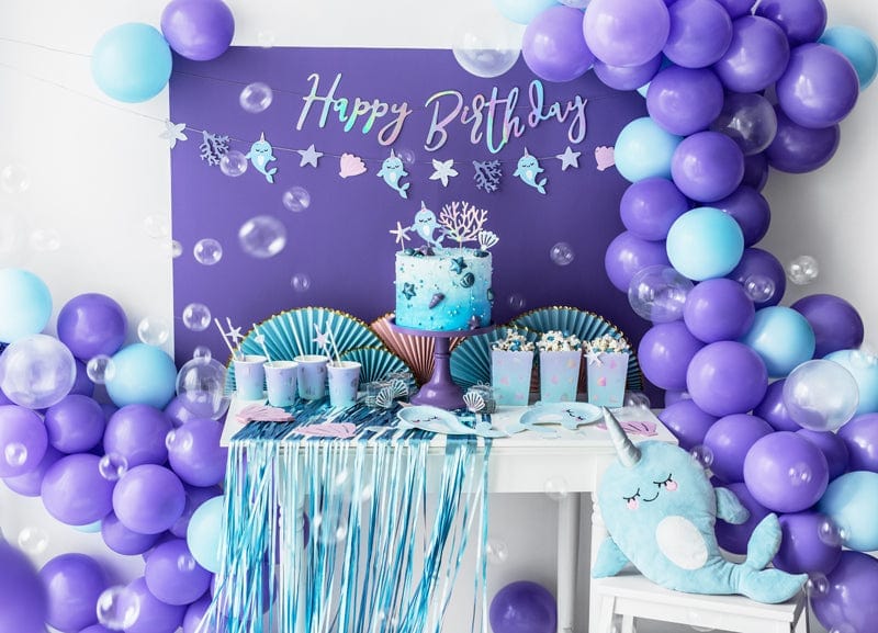 Party Deco Party Supplies - Narwhal Party Foil Balloon - Mermaid Party Decorations Balloons Narwhal Foil Balloon