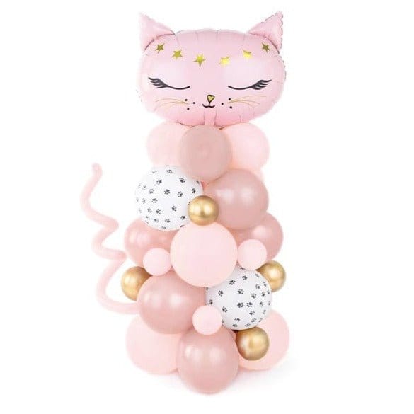 Party Deco Party Supplies - Pink Cat Balloon Column kit Balloon Kits Pink Cat DIY Balloon Column kit