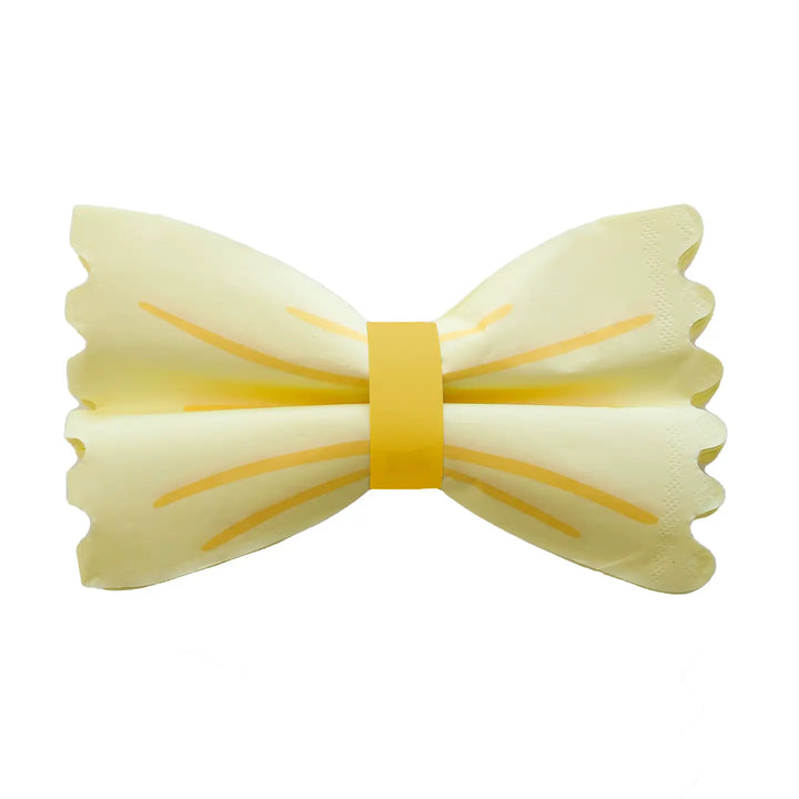 Pasta Shaped Party Napkins x 16 - Italian Theme Party Supplies Napkins Pasta Shaped Party Napkins x 16