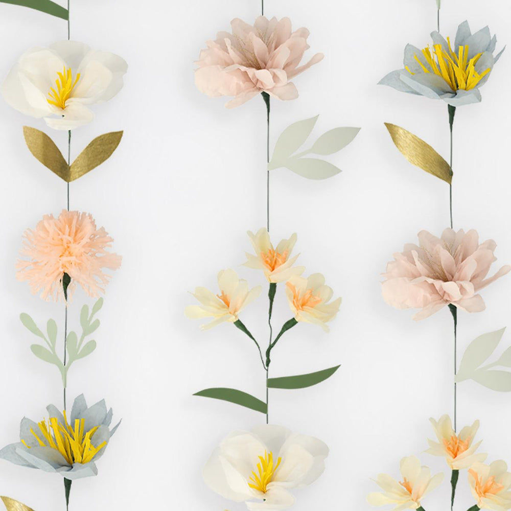 Pastel Flower Wall | Meri Meri | Little Big Party Party Decorations Pastel Flower Wall