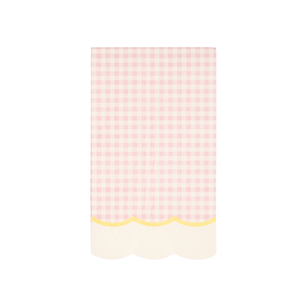 Pastel Gingham Party Napkins x 24 - Pastel Party Supplies Paper Napkins Pastel Gingham Party Napkins x 24