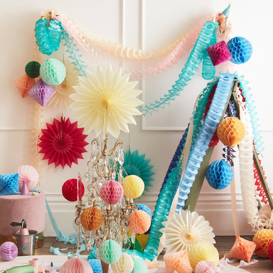 Pastel Honeycomb Decoration Kit x 16 | Meri Meri | Little Big Party Party Decorations Pastel Honeycomb Decoration Kit x 16