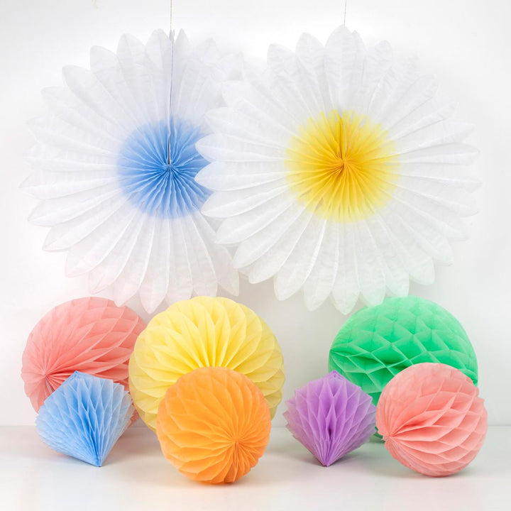 Pastel Honeycomb Decoration Kit x 16 | Meri Meri | Little Big Party Party Decorations Pastel Honeycomb Decoration Kit x 16