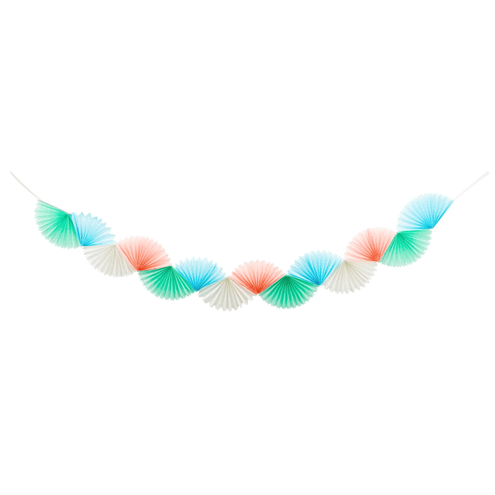 Pastel Paper Garland Fans streamers Pastel Paper Garland Fans
