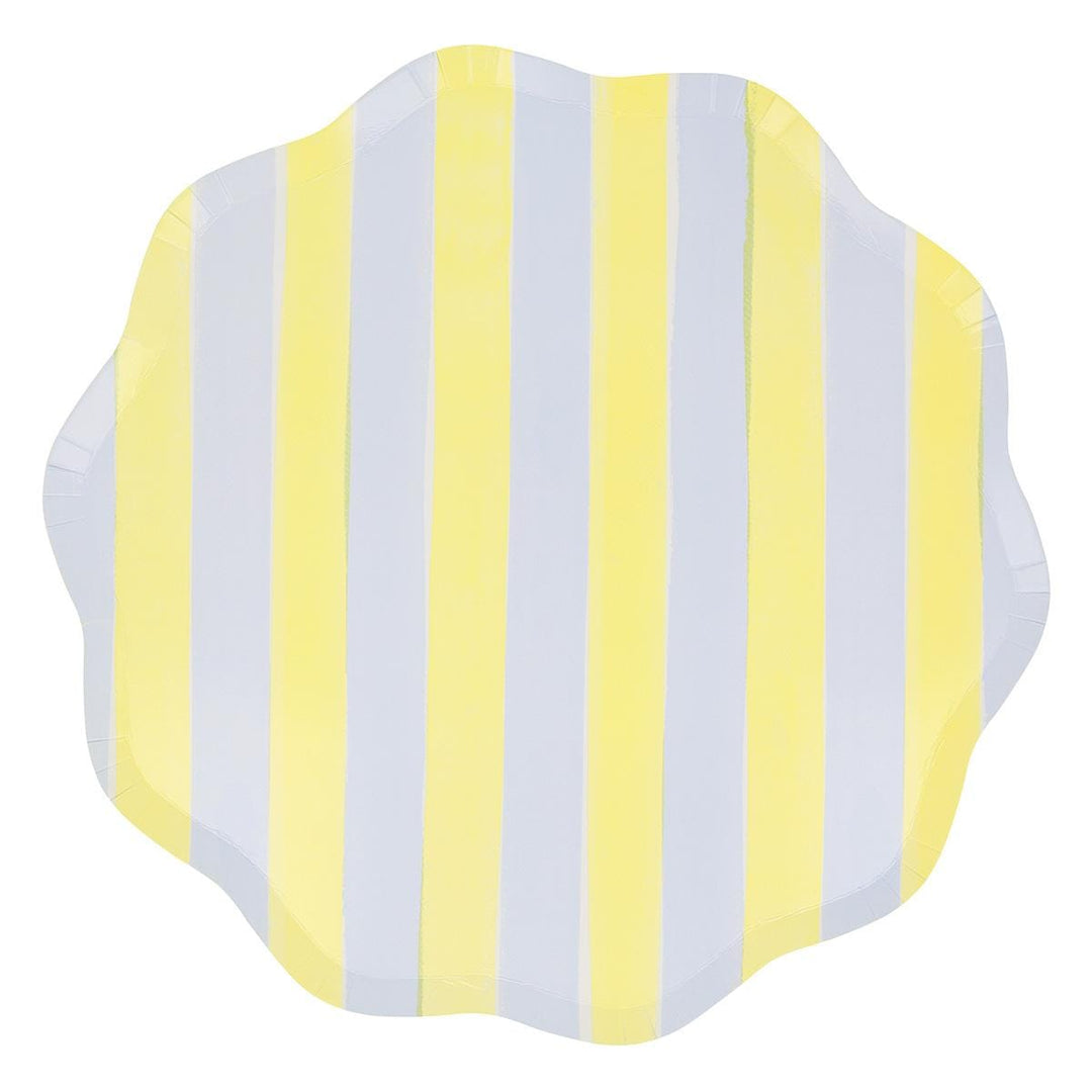 Pastel Stripe Dinner Party Plates x 8 | Meri Meri party plates Pastel Stripe Dinner Party Plates x 8
