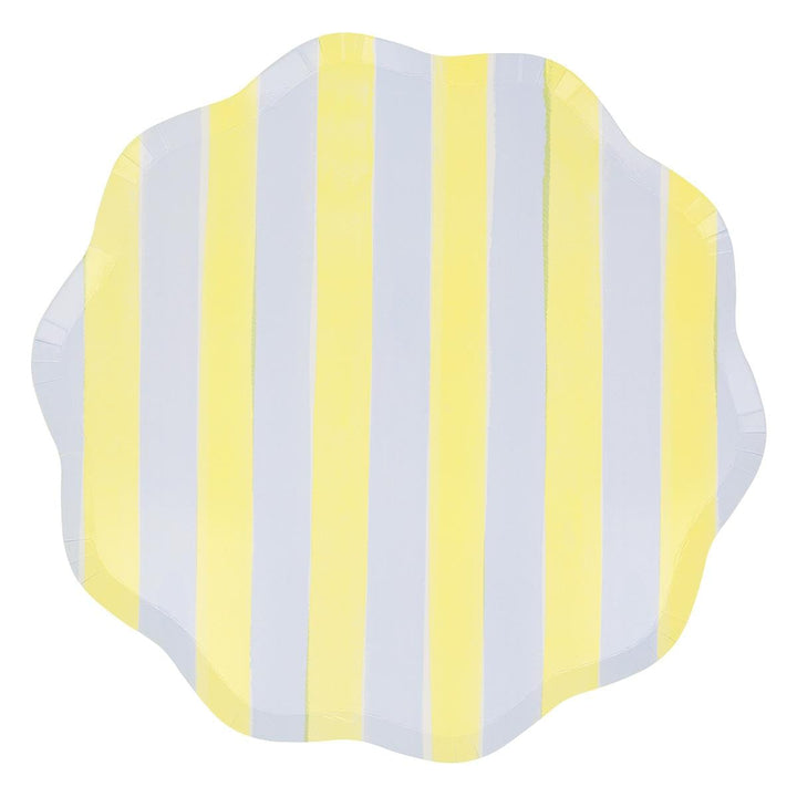 Pastel Stripe Dinner Party Plates x 8 | Meri Meri party plates Pastel Stripe Dinner Party Plates x 8