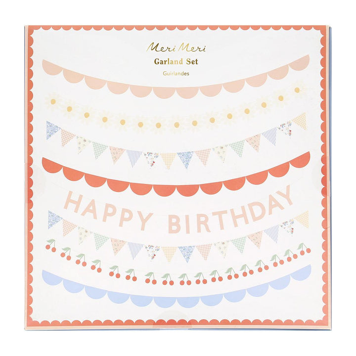 Patchwork Party Garland Set | Meri Meri Bunting Patchwork Party Garland Set