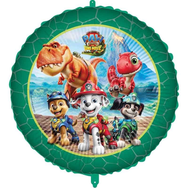 Paw Patrol Dino Movie Foil Balloon 18inch Foil Balloon Paw Patrol Dino Movie Foil Balloon - 18inch