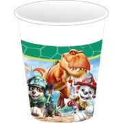 Paw Patrol Dino Movie Paper Cups x 8 Disposable Cups Paw Patrol Dino Movie Paper Cups x 8