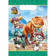 Paw Patrol Dino Movie Paper Party Bags x 4 Party Bags Paw Patrol Dino Movie Paper Party Bags x 4