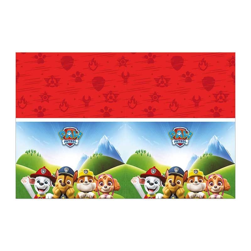 Paw Patrol Party Tablecover - Rescue Heroes Table Cloth table cover Paw Patrol Party Plastic Tablecover