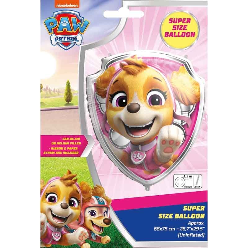 Paw Patrol Skye Shaped Foil Balloon - Supershape Foil Balloon Paw Patrol Skye Shaped Foil Balloon