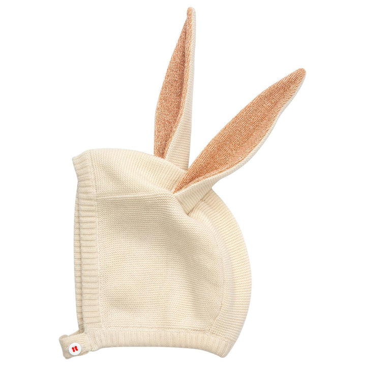 Peach Sparkle Bunny Baby Bonnet | Meri Meri Baby Gifts Peach Sparkle Bunny Baby Bonnet