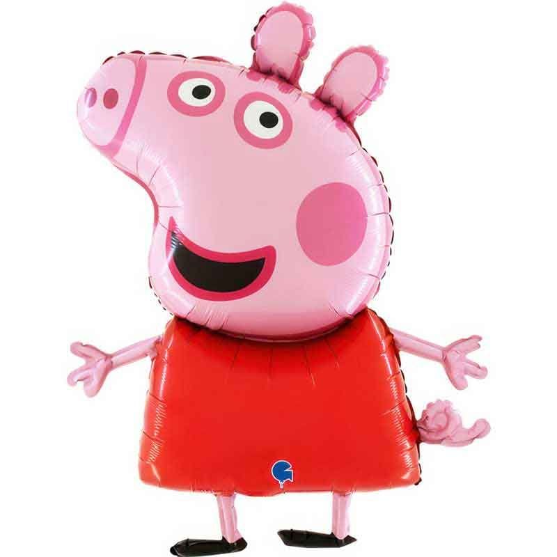 Peppa Pig Foil Balloon - 41in Balloons Peppa Pig Foil Balloon - 41in
