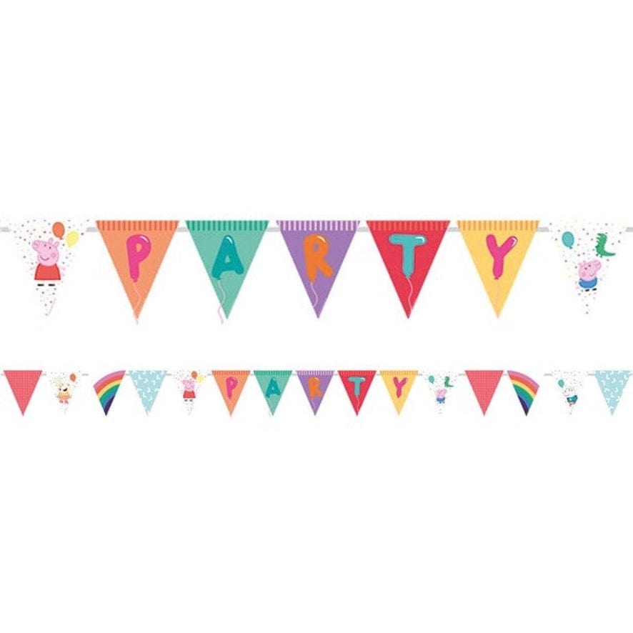 Bunting Peppa Pig Party Banner