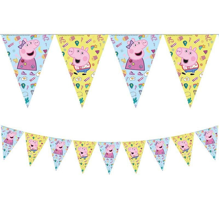 Peppa Pig Party Bunting Bunting Peppa Pig Party Bunting