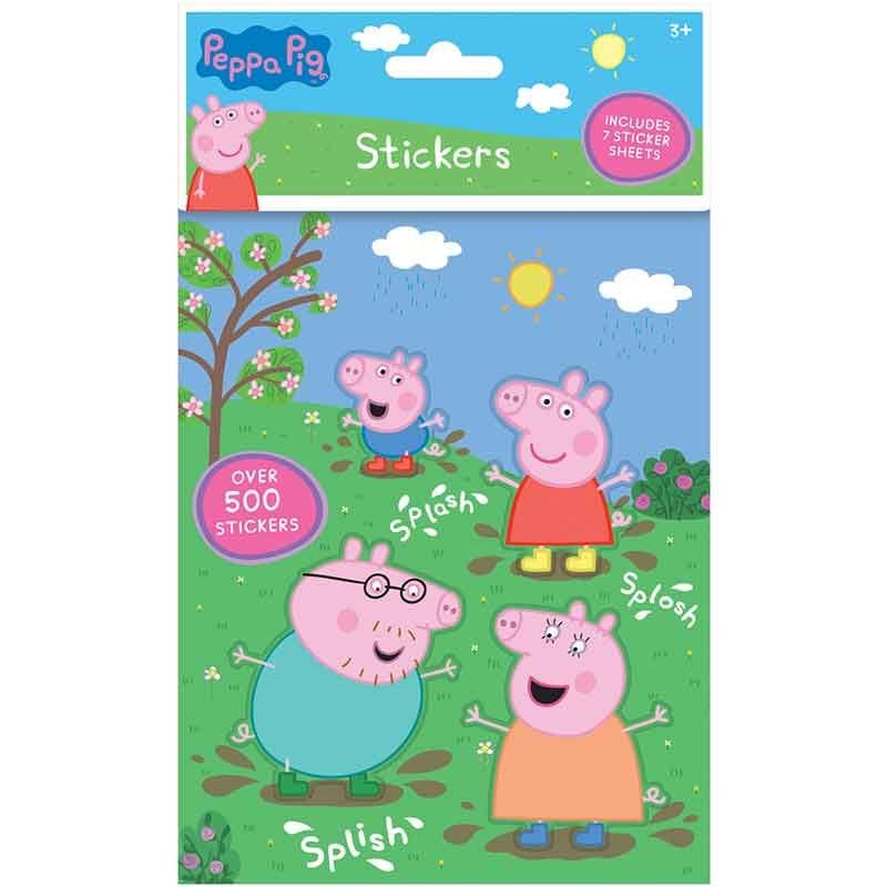 Peppa Pig Party Favour Stickers x 500 Party Favors Peppa Pig Party Favour Stickers x 500