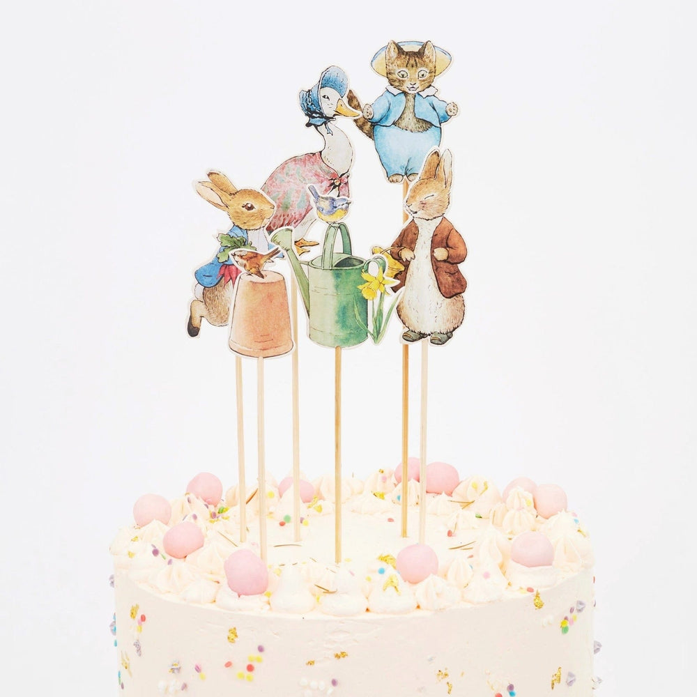 cake toppers Peter Rabbit™ & Friends Cake Toppers x 6