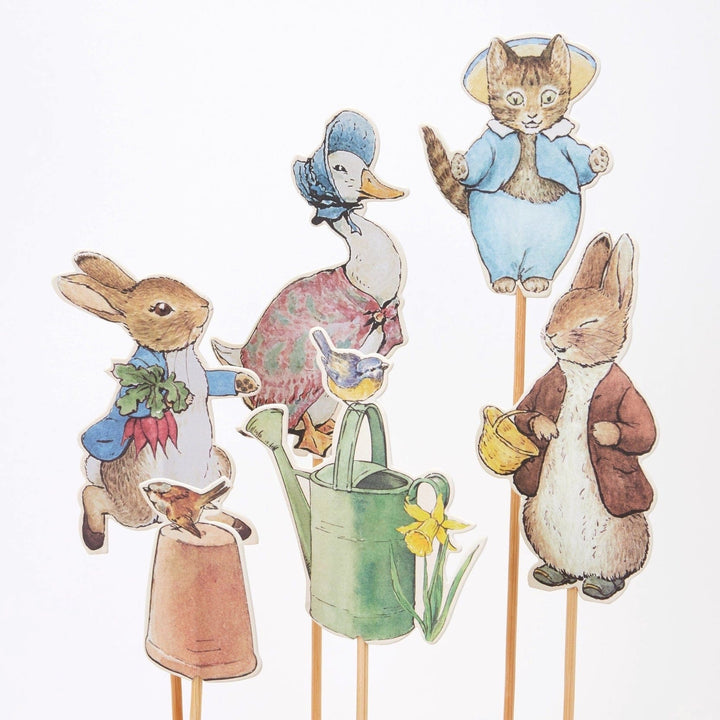 cake toppers Peter Rabbit™ & Friends Cake Toppers x 6
