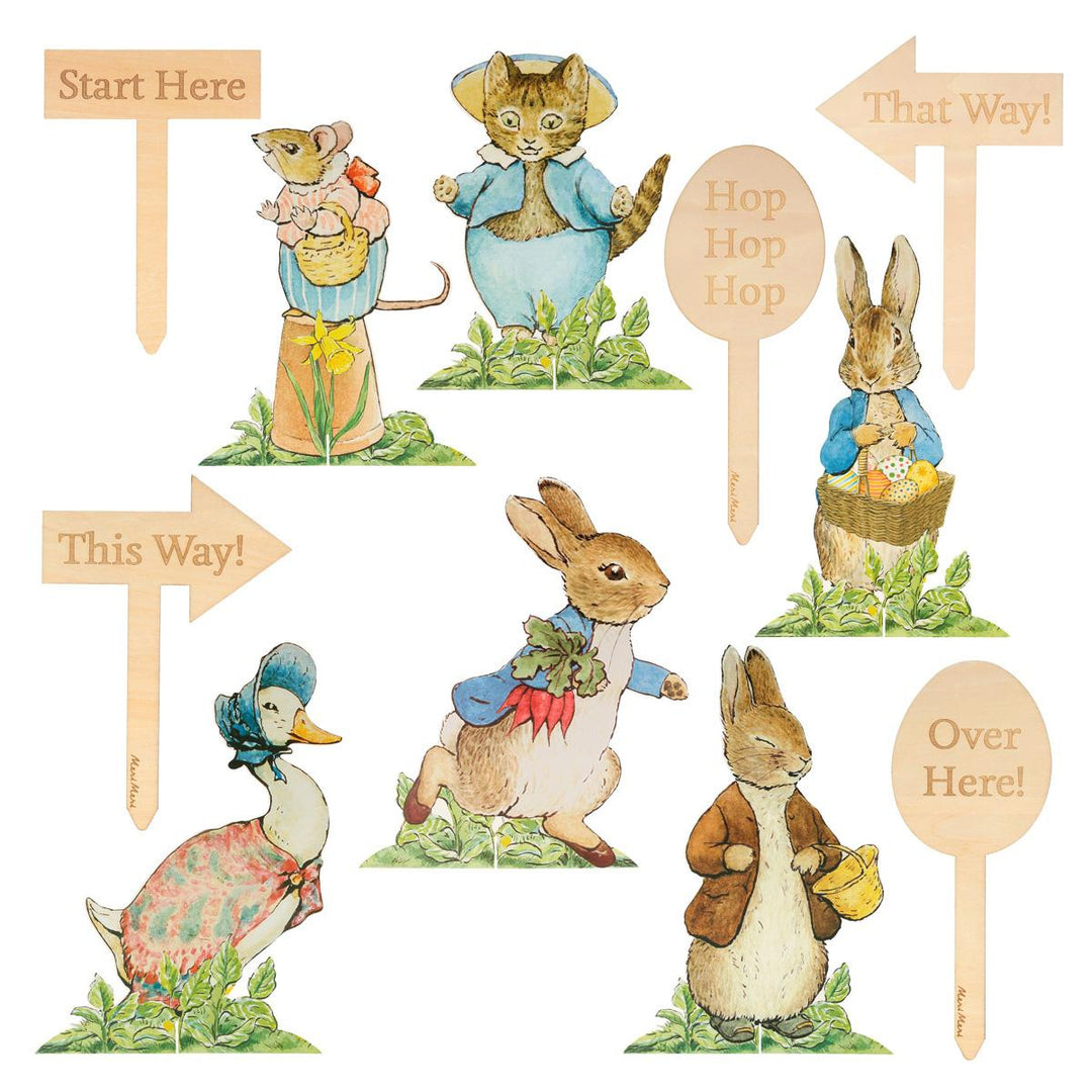 Peter Rabbit &amp; Friends Egg Hunt Kit | Easter | Meri Meri UK Party Accessories Peter Rabbit™ &amp; Friends Egg Hunt Kit