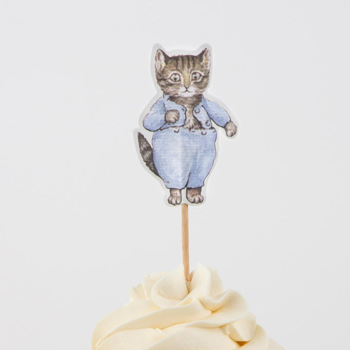 Peter Rabbit In The Garden Cupcake Kit x 24 | Meri Meri UK Cake Decorating Supplies Peter Rabbit™ In The Garden Cupcake Kit x 24 toppers