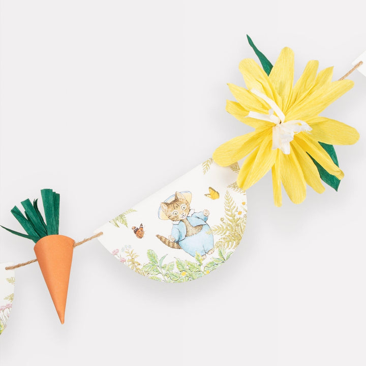 Peter Rabbit In The Garden Garland - Meri Meri Bunting Peter Rabbit In The Garden Garland